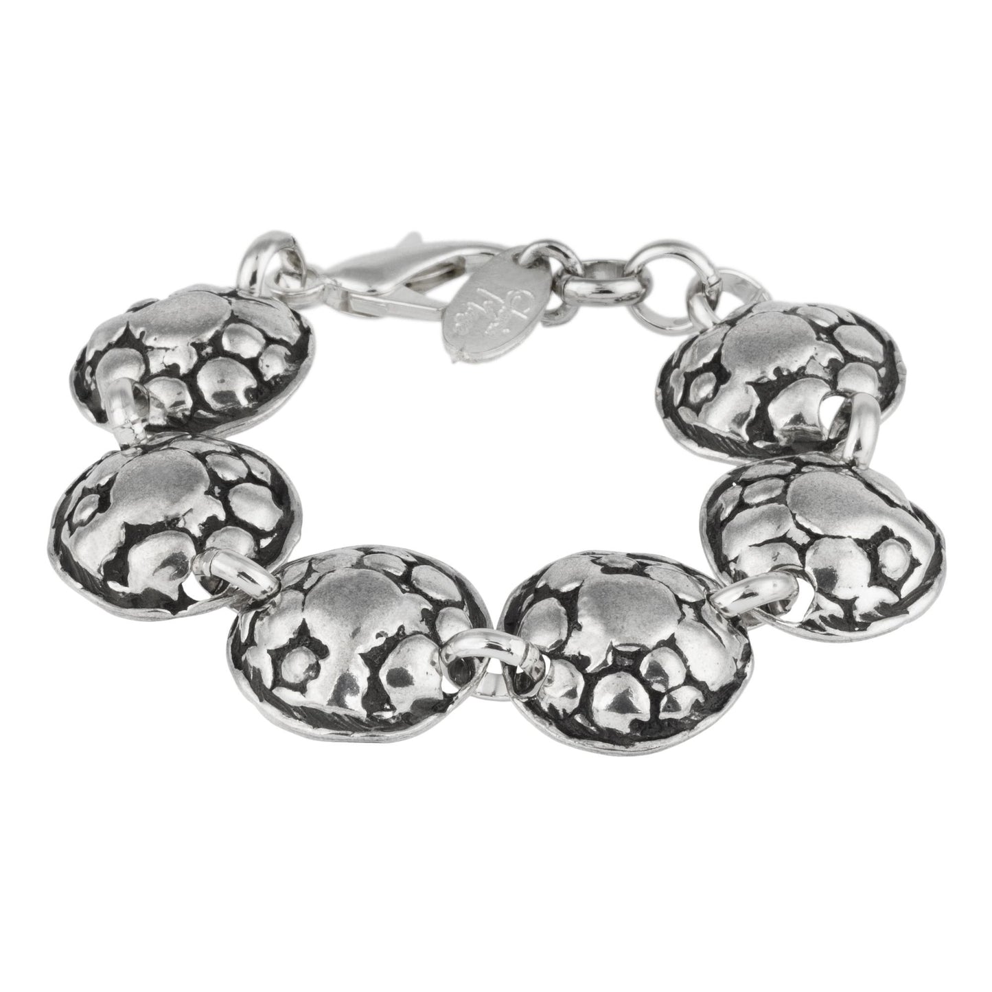 Pulsera plata eslabones "Turtle" plata